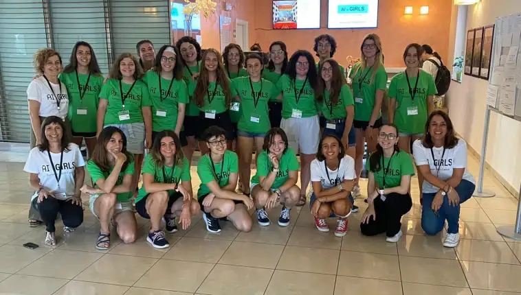 Le ragazze selezionate per AIxGirls Summer Tech Camp 2022